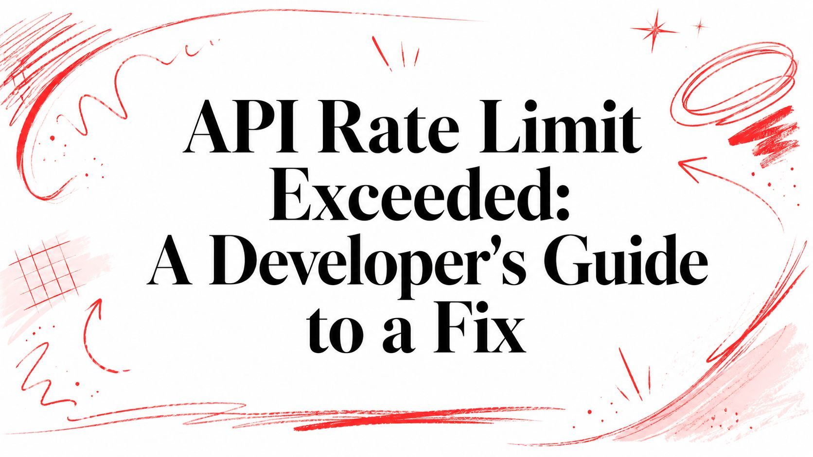 API Rate Limit Exceeded: A Developer's Guide to a Fix cover