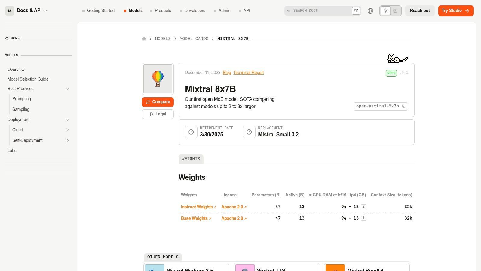 Mixtral 8x7B
