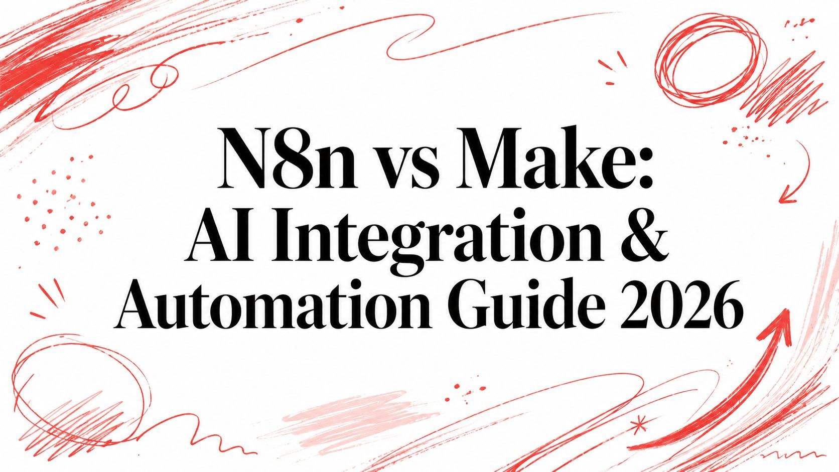 N8n vs Make: AI Integration & Automation Guide 2026 cover
