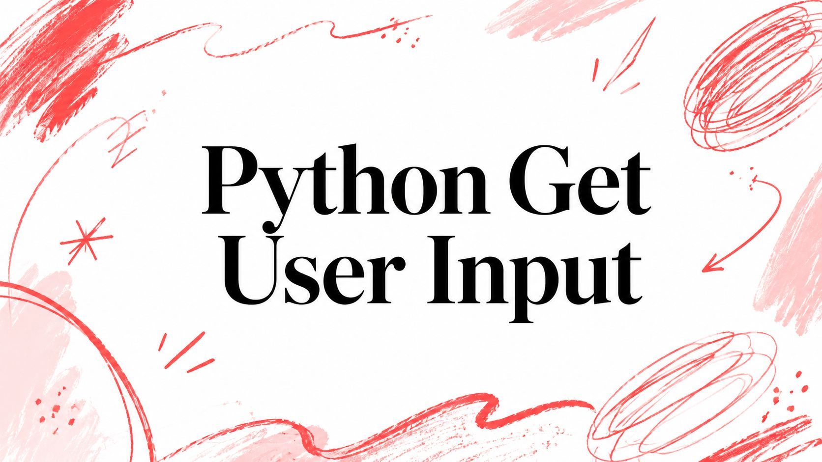 Python Get User Input cover