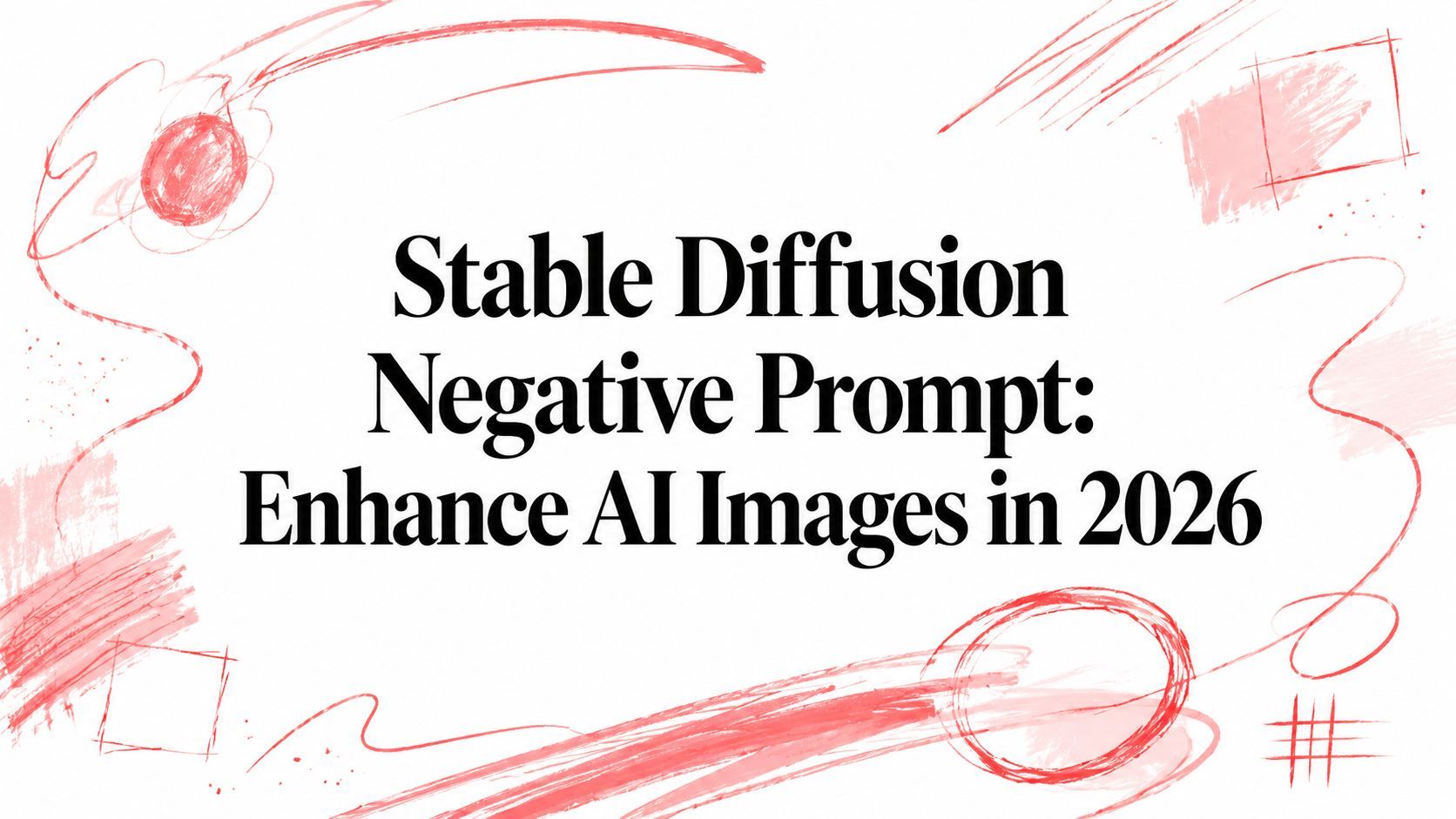 Stable Diffusion Negative Prompt: Enhance AI Images in 2026 cover